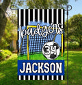 Royal Blue Soccer Garden Flag - Merch Girls