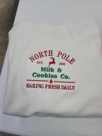 North Pole Cookie Co. Embroidered Sweatshirt or Hoodie - Merch Girls
