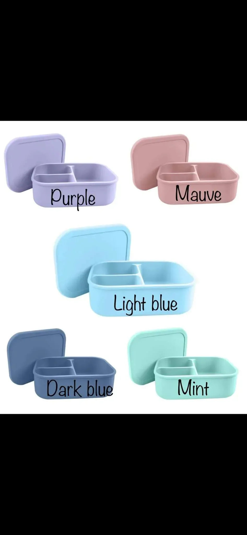 Personalized 5"x7" Silicone Lunch Box - CLOSING 1.22.24 - Merch Girls
