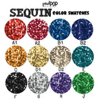 Custom Sequin Cheer Mascot Design Mockup- No Physical Item! - Merch Girls