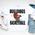Bulldogs Basketball DTF Transfers - Merch Girls