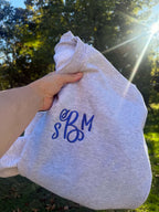Sassy Swirl Monogram Embroidered Sweatshirt | QUICK SHIP