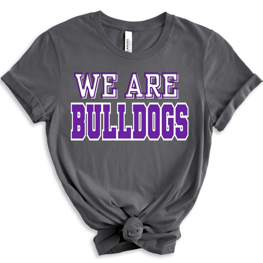 We are Bulldogs Purple DTF Transfer