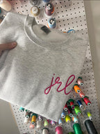 Monogram Embroidered Sweatshirt - Merch Girls