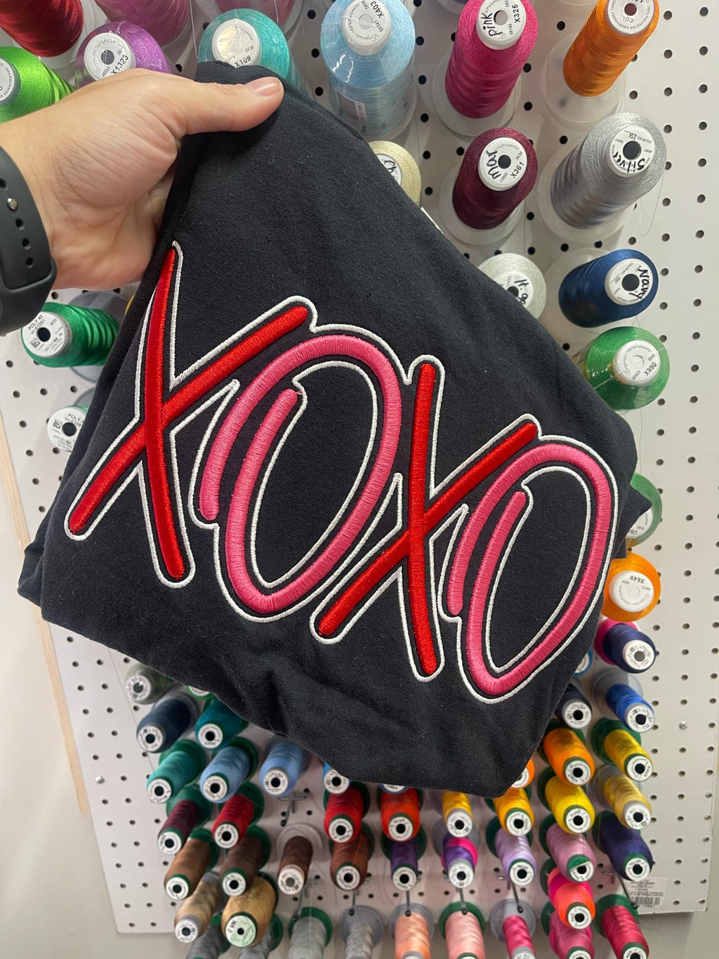 XOXO 3D Puff Embroidered Shirt - Merch Girls