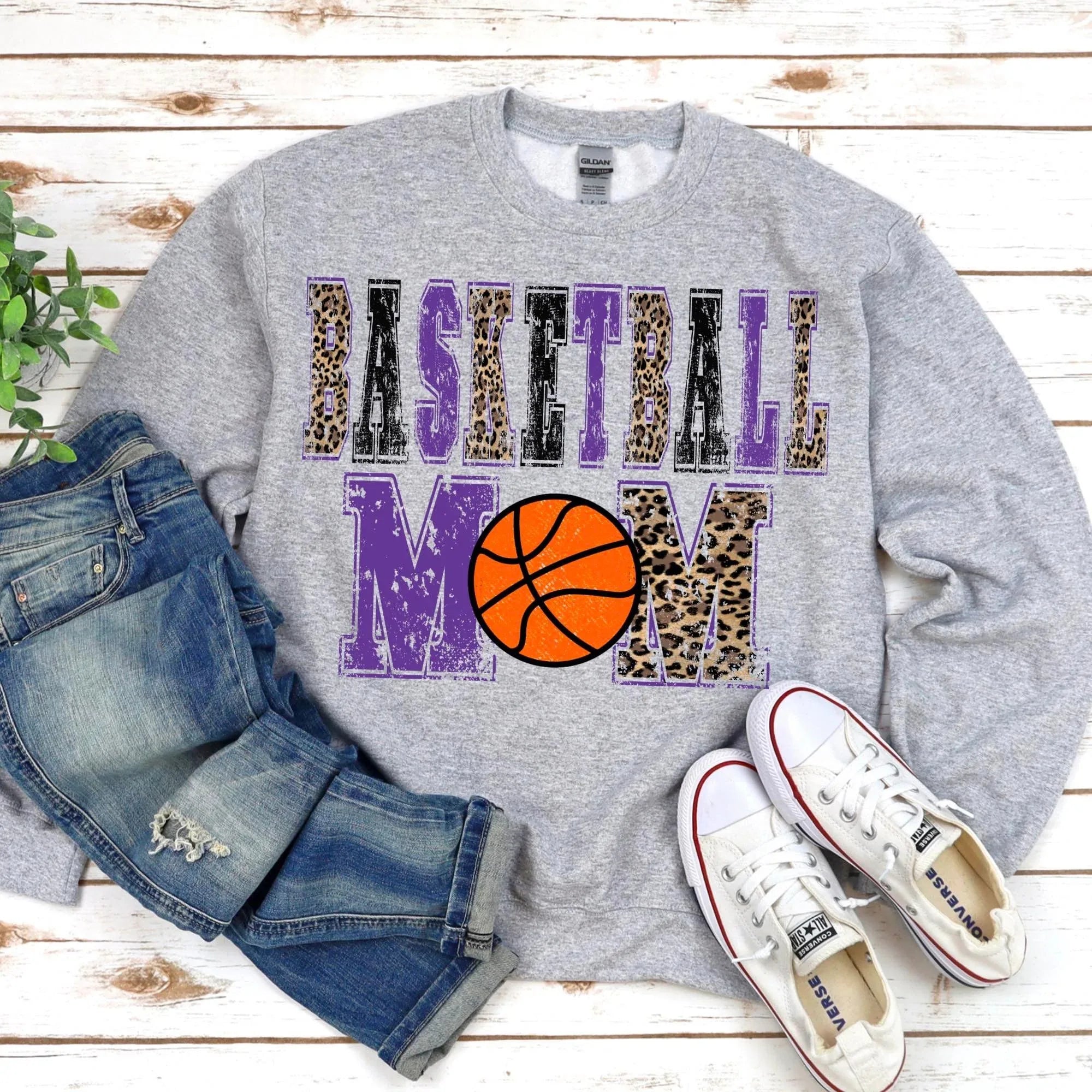 Basketball Mom DTF Transfer - Merch Girls