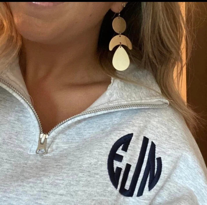 Embroidered Quarter-Zips