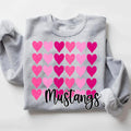 Mustangs Hearts DTF Transfer - Merch Girls