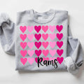 Rams Hearts DTF Transfer - Merch Girls