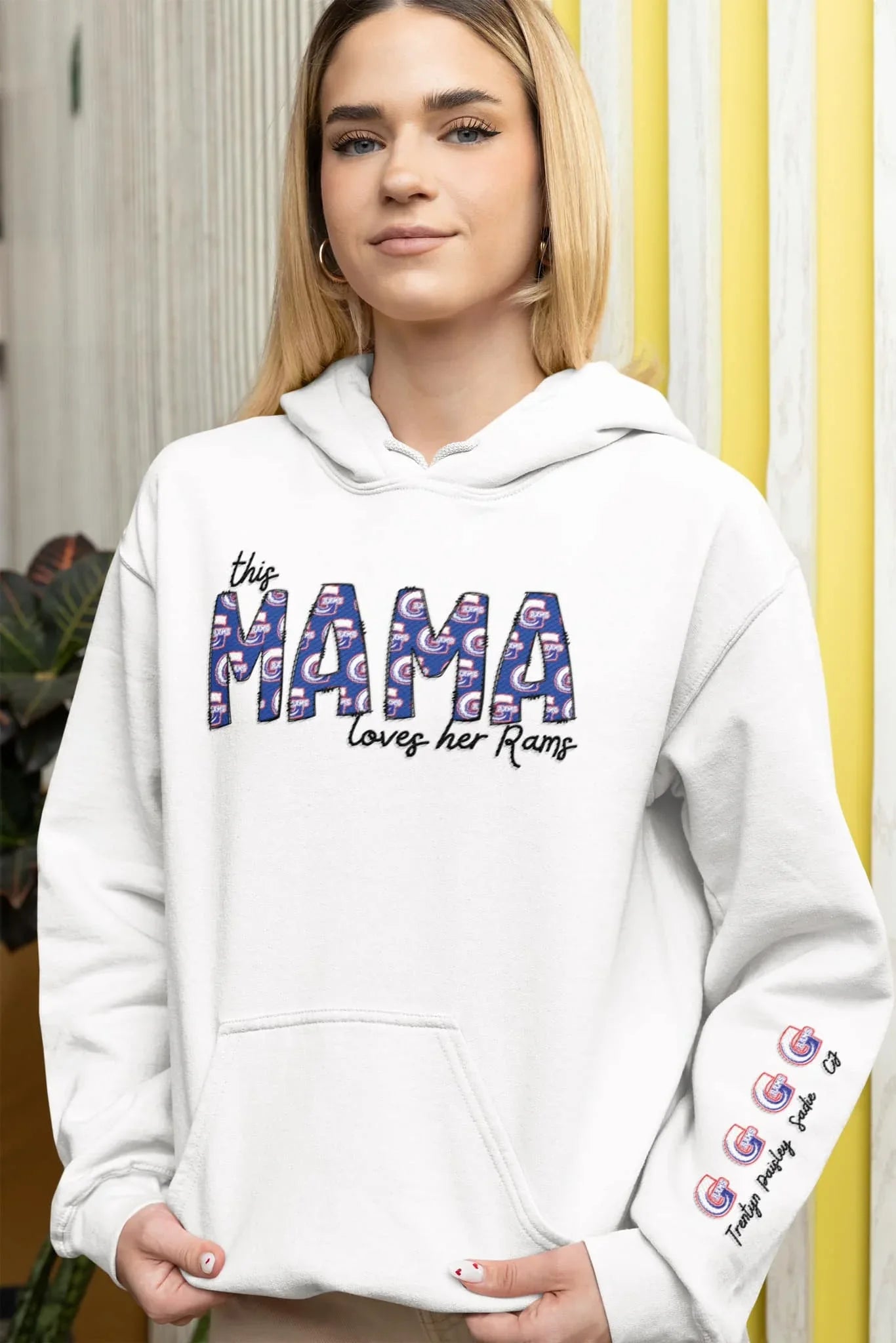 This Mama Loves her Rams DTF Transfer - Merch Girls