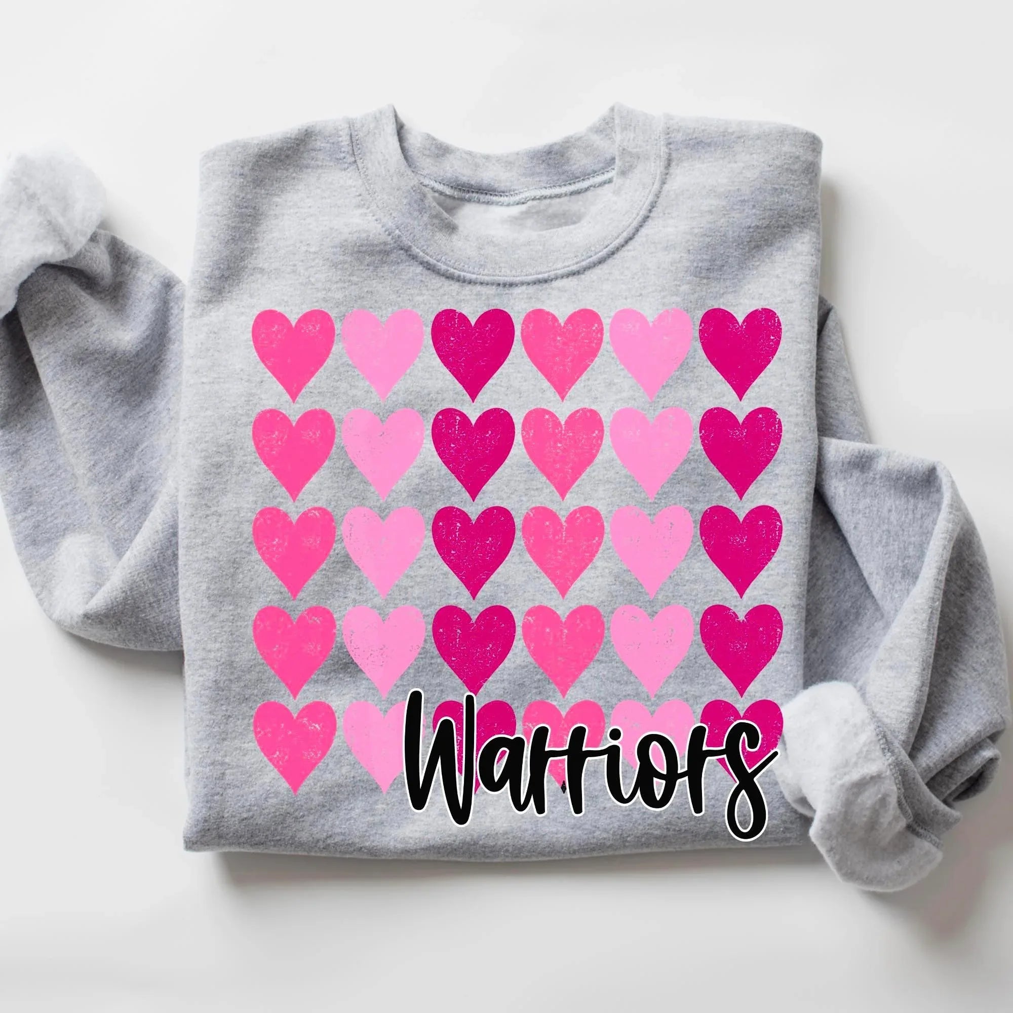 Warriors Hearts DTF Transfer - Merch Girls