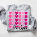 Panthers Hearts DTF Transfer - Merch Girls