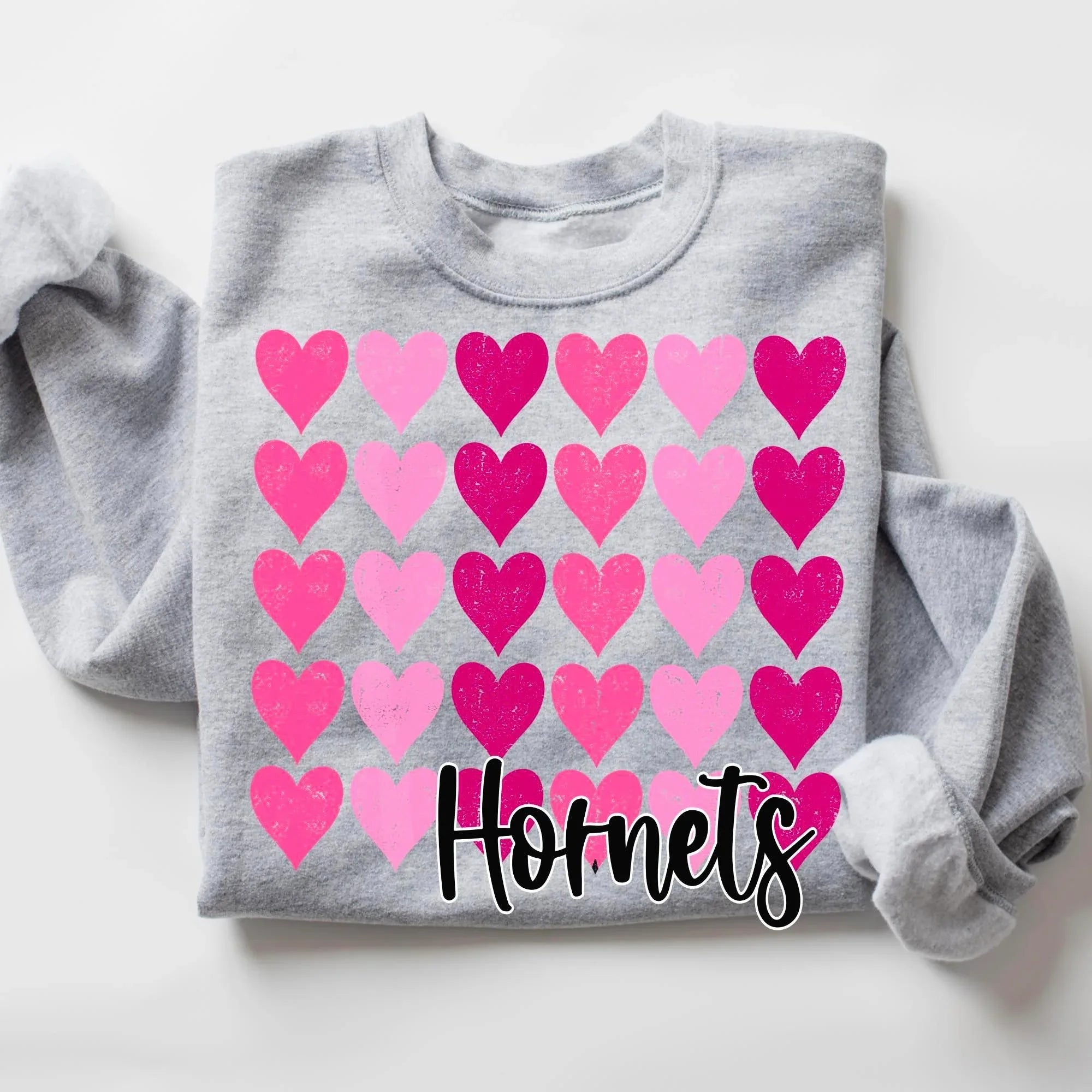 Hornets Hearts DTF Transfer - Merch Girls
