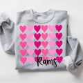 Rams Hearts DTF Transfer - Merch Girls