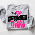 My Heart Belongs To The Tigers DTF Transfer - Merch Girls