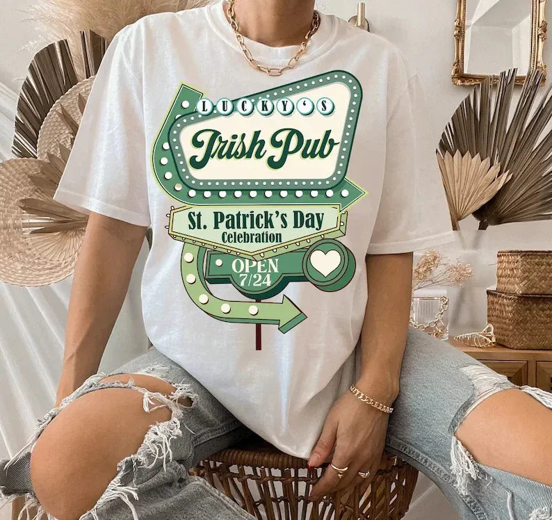 Irish Pub DTF Transfer - Merch Girls