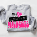 My Heart Belongs To The Wildcats DTF Transfer - Merch Girls