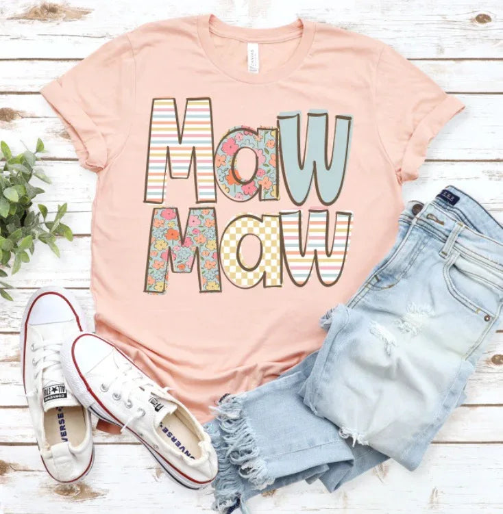 Mawmaw Spring Doodle DTF Transfer - Merch Girls