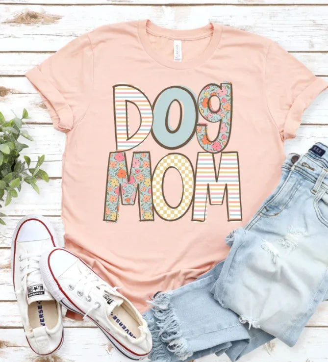 Dog Mom Spring Doodle DTF Transfer - Merch Girls