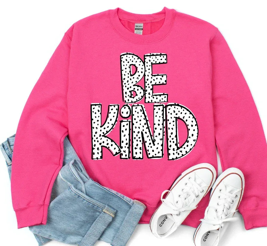 Be Kind Dalmatian Doodle DTF Transfer - Merch Girls