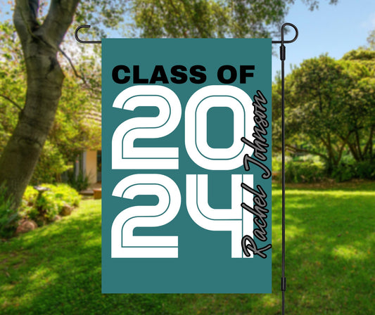 Class Of 2024 Senior Custom Garden Flag
