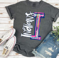 Indians Splatter Painted Mascot DTF Transfer DTF Transfer - Merch Girls