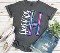 Huskies Splatter Painted Mascot DTF Transfer DTF Transfer - Merch Girls