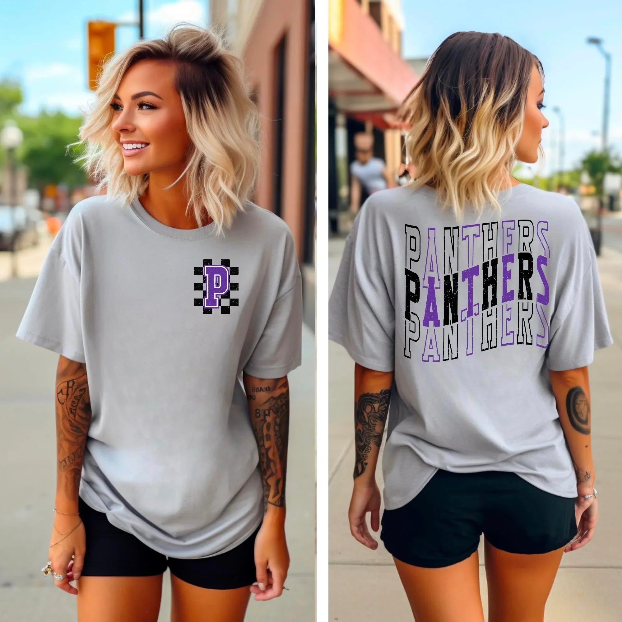 Panthers Varsity Wave DTF Transfer - Merch Girls