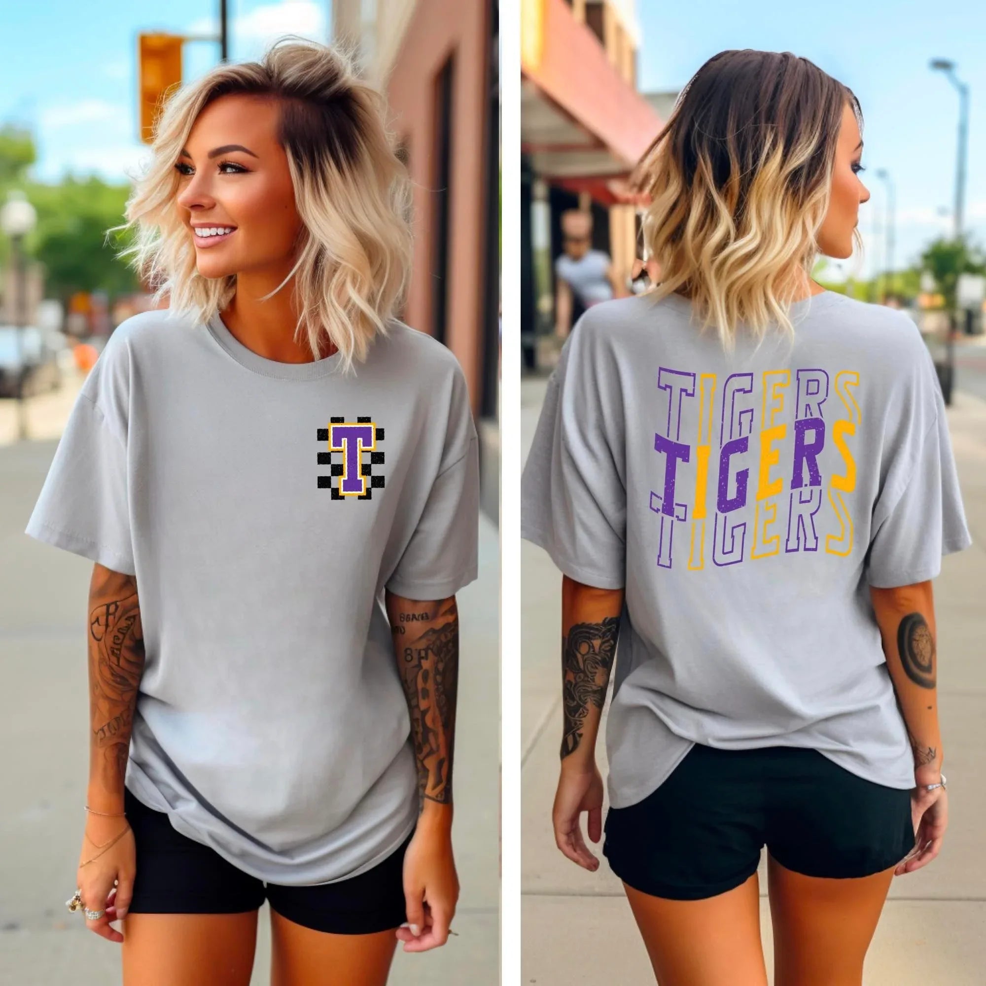 Tigers Varsity Wave DTF Transfer - Merch Girls