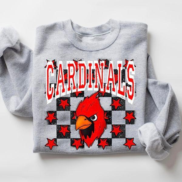 Cardinals Retro Varsity DTF Transfer - Merch Girls