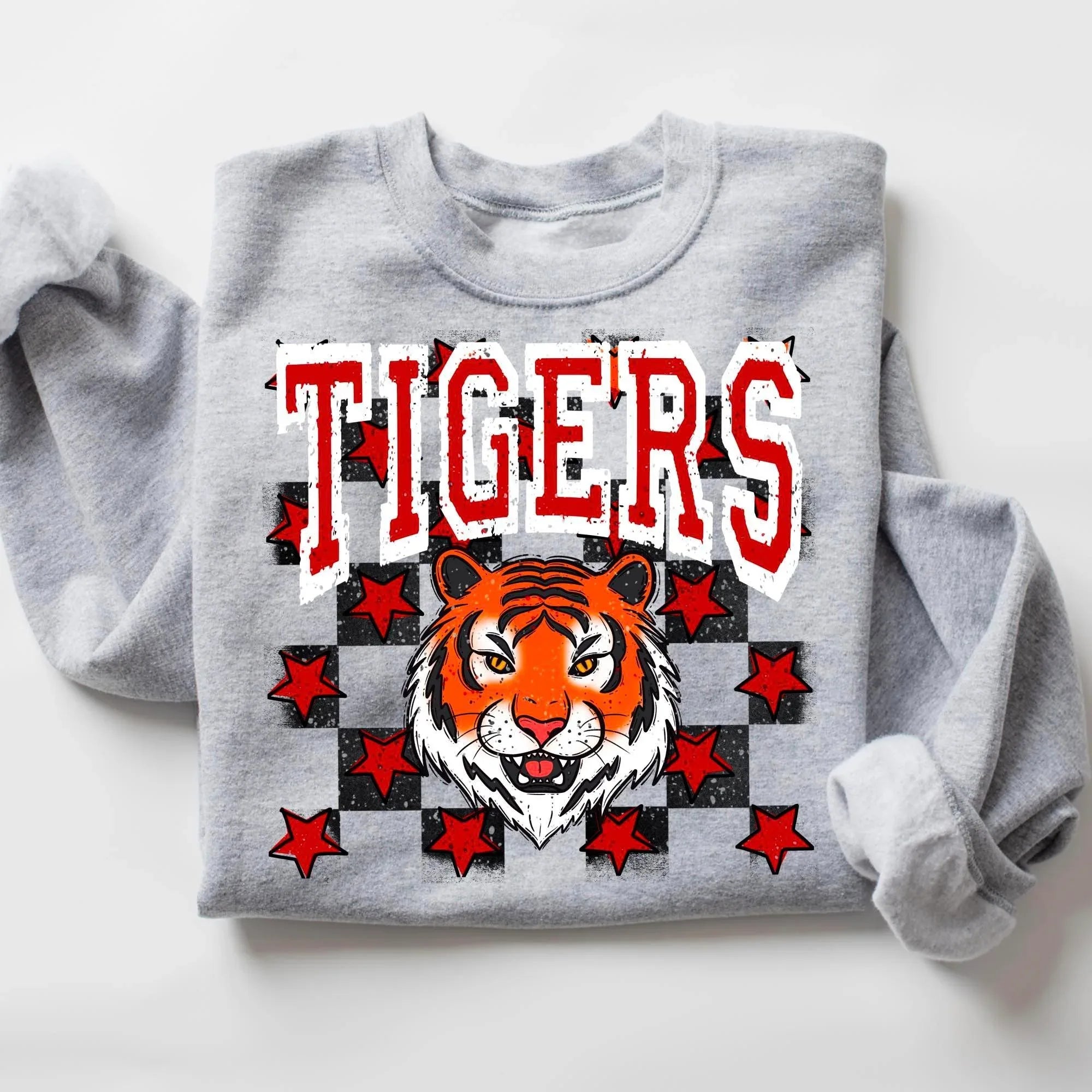 Tigers Retro Varsity DTF Transfer - Merch Girls