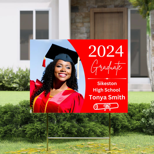 2024 Graduate Single Sided Yard Sign