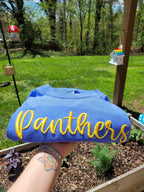 Custom Text 3D Puff Embroidered Comfort Color Short Sleeve or Gildan Sweatshirt - Merch Girls