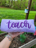 teach 3D Puff Embroidered Shirt - Merch Girls