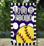 Loud & Proud Softball Garden Flag - Merch Girls