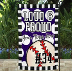 Loud & Proud Baseball Garden Flag - Merch Girls