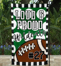 Loud & Proud Football Garden Flag - Merch Girls