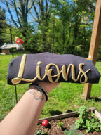 Lions 3D Puff Embroidered CC Short Sleeve/Sweatshirt - Merch Girls