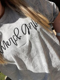 Custom Embroidered Colorblast Comfort Color Tee - Merch Girls