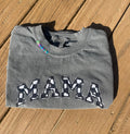 Mama Race Embroidered Comfort Color Tee - Merch Girls