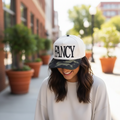 Fancy Embroidered Adjustable Five-Panel Twill Hat