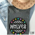 Wolves Circle Star Mascot DTF Transfer - Merch Girls