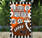 Loud & Proud Football Garden Flag - Merch Girls