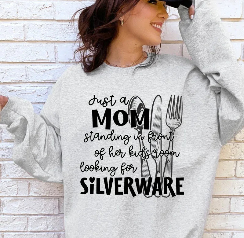 Just A Mom DTF Transfer - Merch Girls