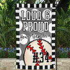 Loud & Proud Baseball Garden Flag - Merch Girls