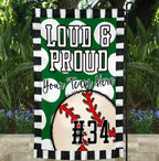 Loud & Proud Baseball Garden Flag - Merch Girls