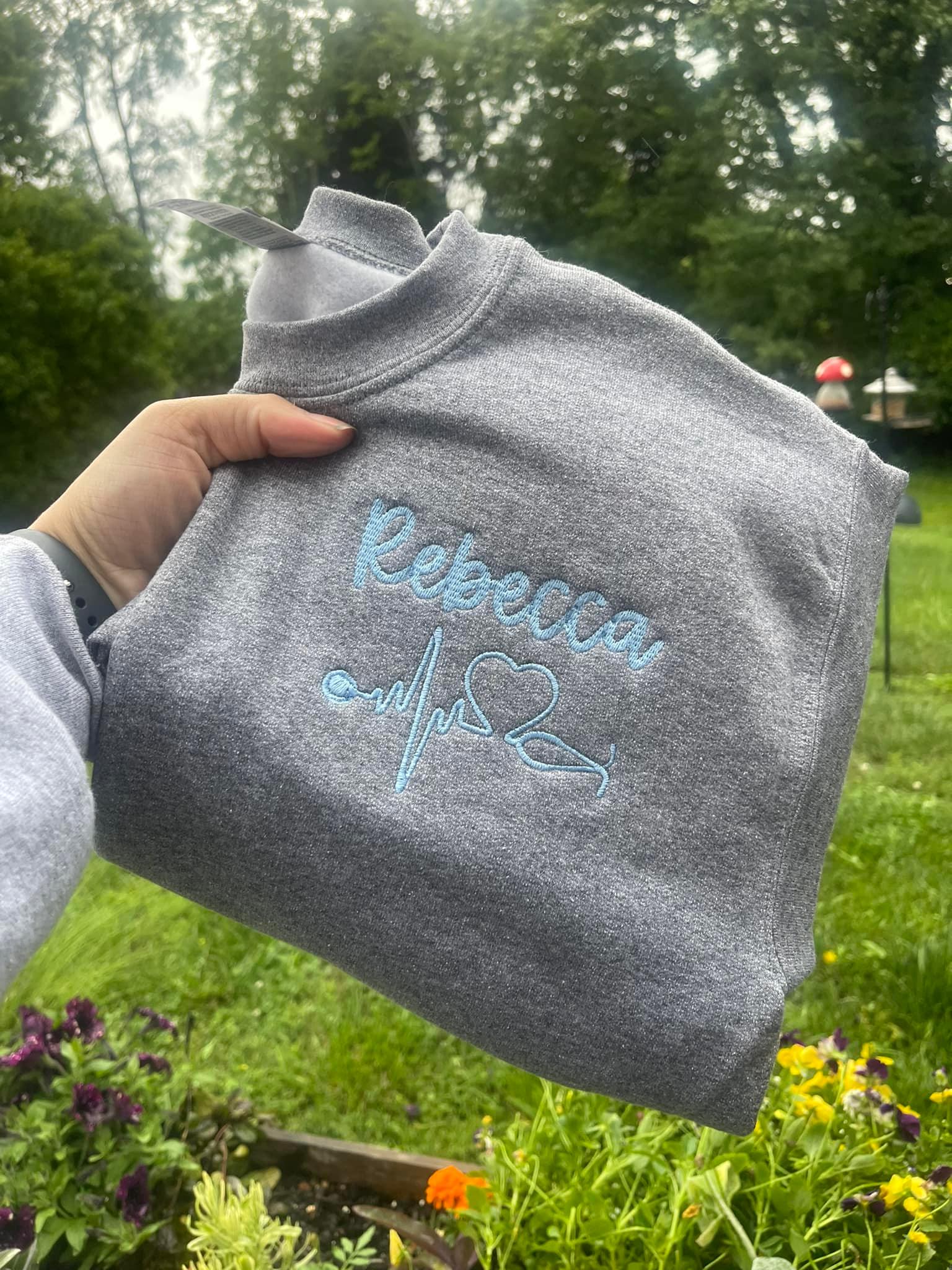 Custom Nurse Embroidered Shirt | QUICK SHIP - Merch Girls