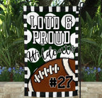 Loud & Proud Football Garden Flag - Merch Girls
