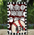 Loud & Proud Baseball Garden Flag - Merch Girls
