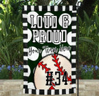 Loud & Proud Baseball Garden Flag - Merch Girls